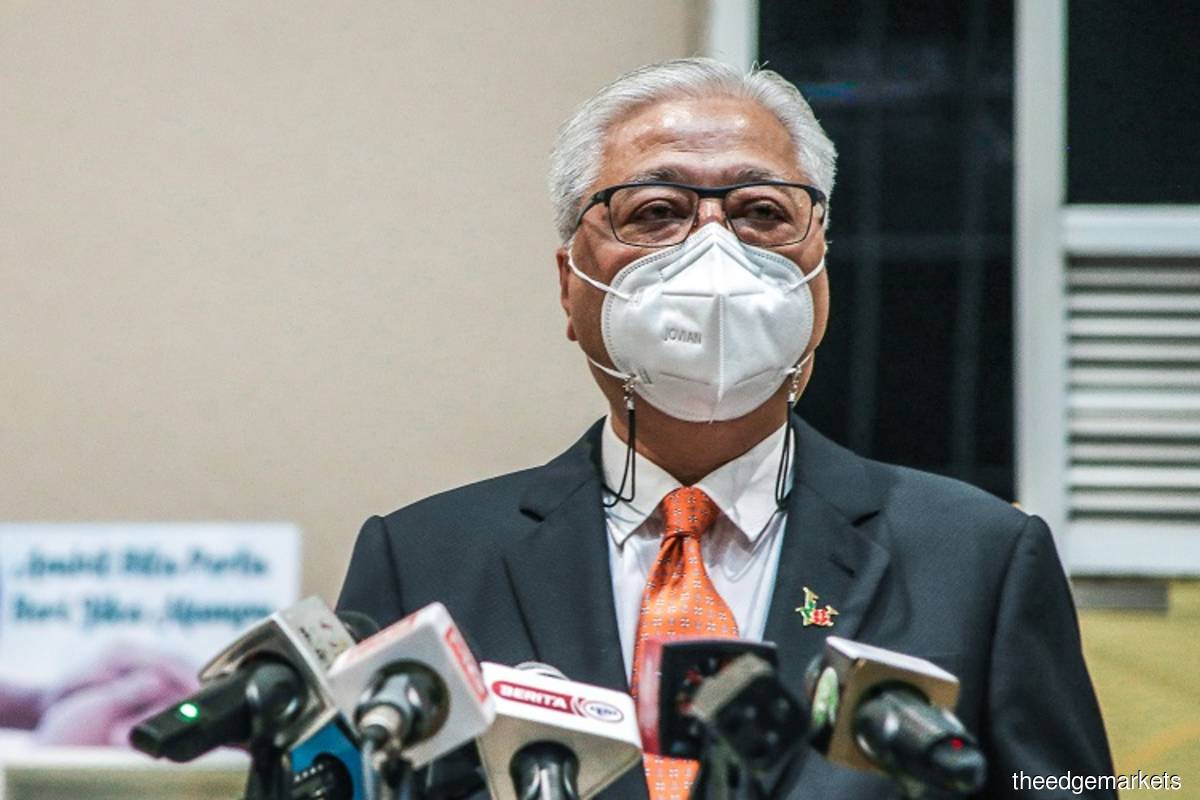 Prime Minister Datuk Seri Ismail Sabri Yaakob (Photo by Zahid Izzani/The Edge filepix)